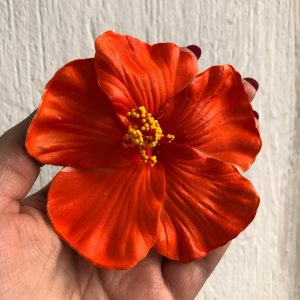 Ganchito flor Lilo naranja