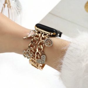 Banda para Apple Watch Acero Inoxidable charms cobre